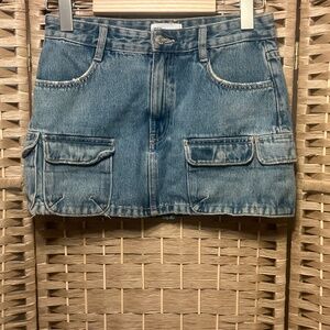 Zara Blue Jean Skirt